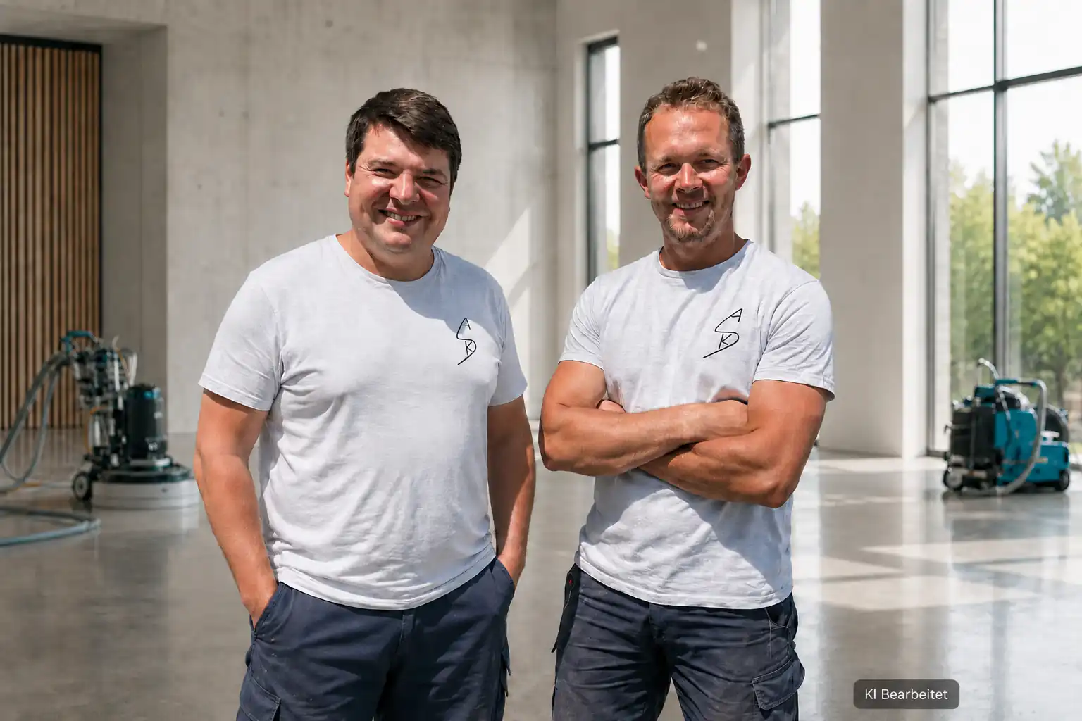 Daniel und Stefan von ASKD Bodentechnik